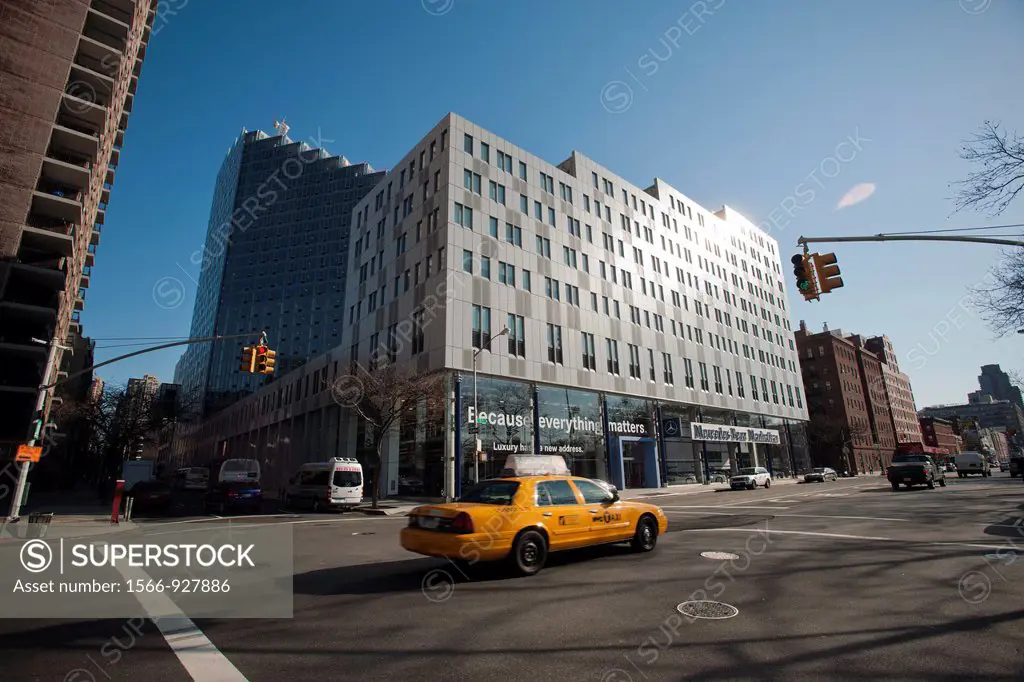 The flagship Mercedes-Benz Manhattan dealership is seen in its new building in the Hell´s Kitchen neighborhood of New York The $220 million LEED-Gold ...