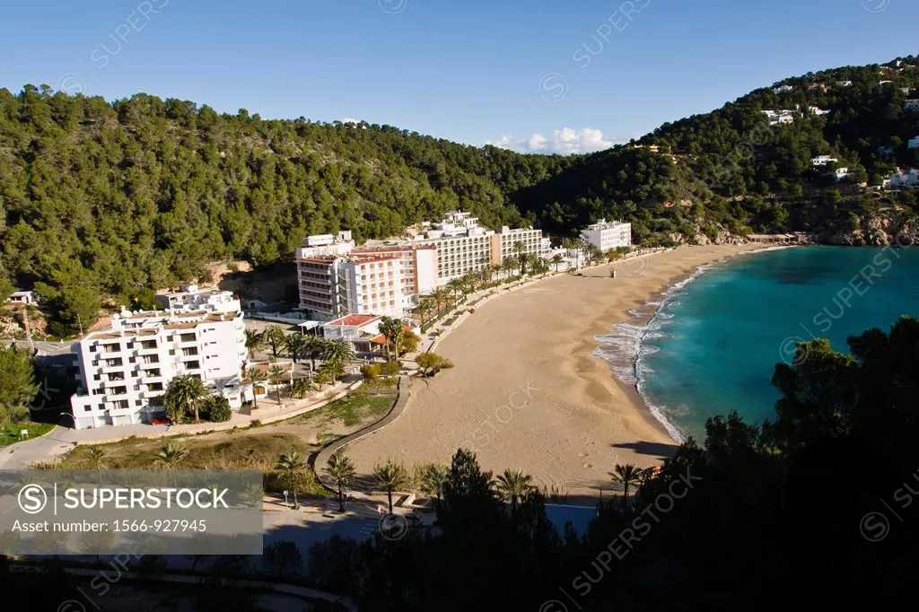 Cala de Sant Vicent, Es Amunts, Ibiza, Balearic Islands, Spain