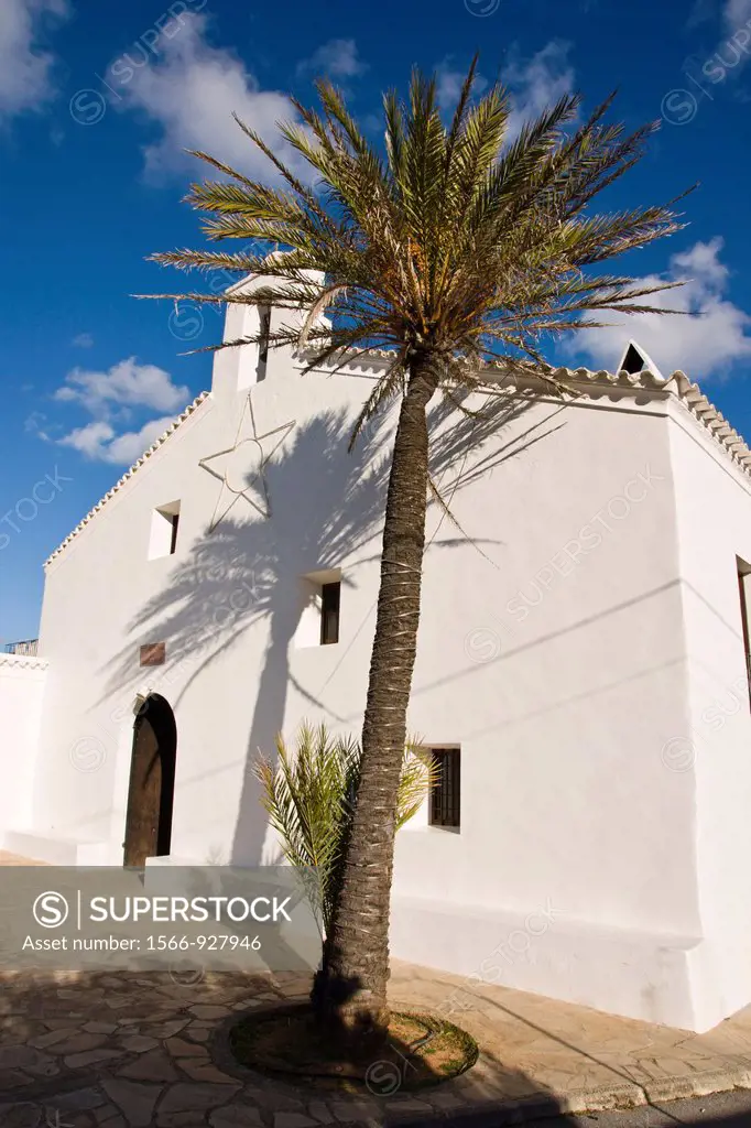 Church of Sant Vicent de Sa Cala, Es Amunts, Ibiza, Balearic Islands, Spain