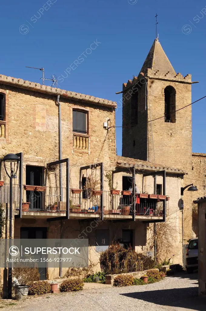 Sant Esteve de Guialbes, Pla de d´Estany, Girona province, Catalonia, Spain