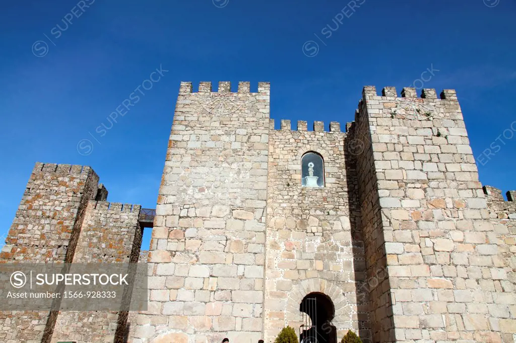Castle in Trujillo, Caceres province, Extremadura, Spain