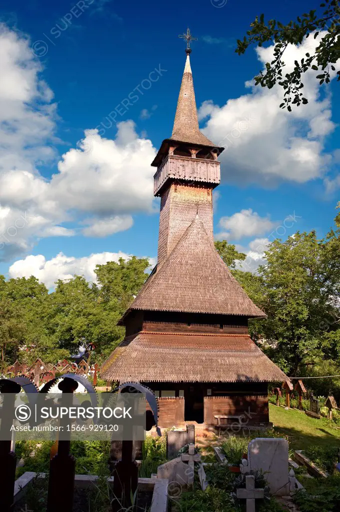 Wooden Church of the Orthodox Church on The Hill, Maramures, Northern Transylvania, Romania, UNESCO World Heritage Site