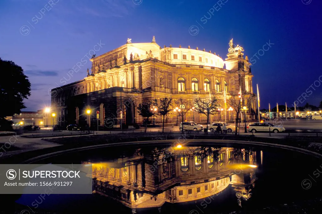 Semper Opera, Dresden, Saxony, Germany