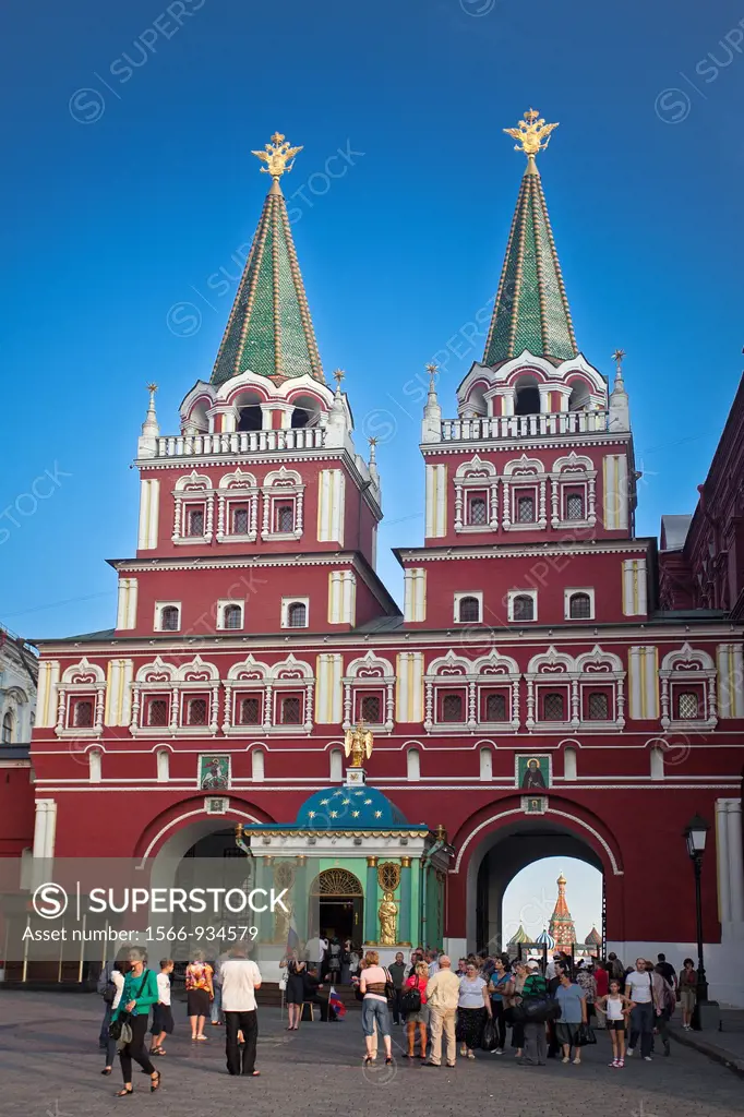 Rusia , Moscow City, Resurrection Gate to the Red Square