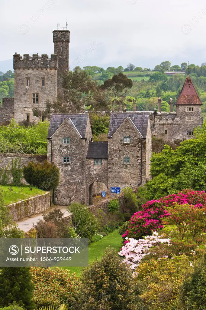 Lismore Castle in Lismore, County Waterford, Ireland, Europe