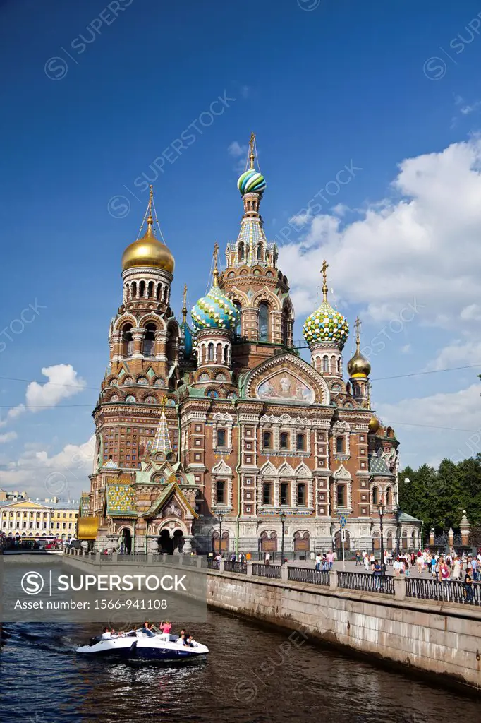 Rusia , San Petersburg City, Church of the Savior on Spilled Blood.
