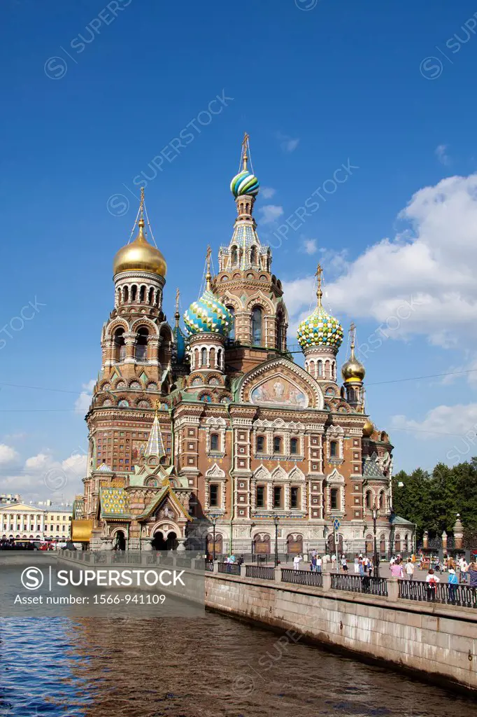 Rusia , San Petersburg City, Church of the Savior on Spilled Blood.