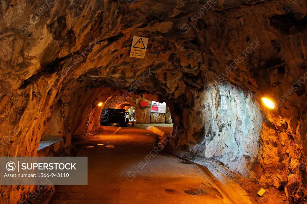 Windsor Galleries  Great siege tunnels  Gibraltar, U K  Europa.