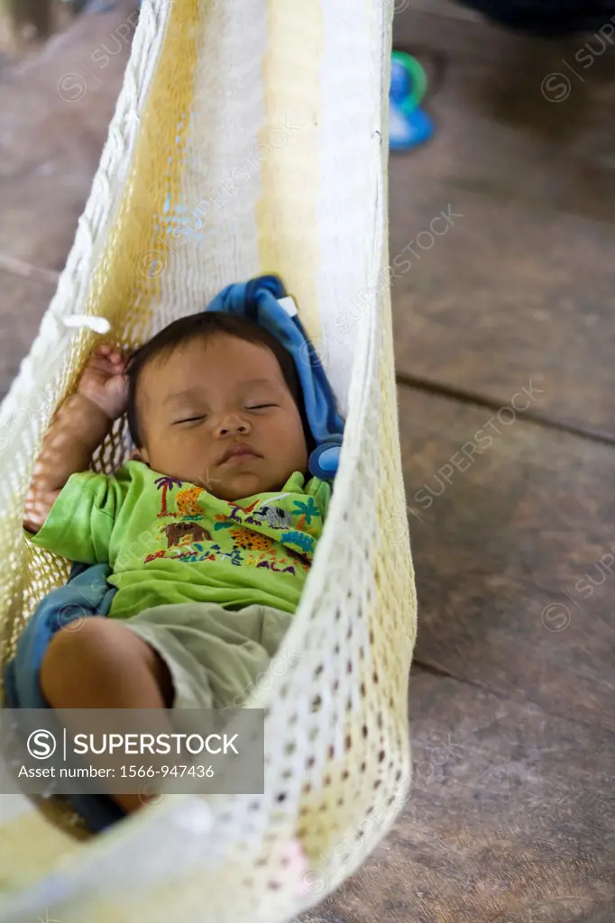 Baby Boy in hammock