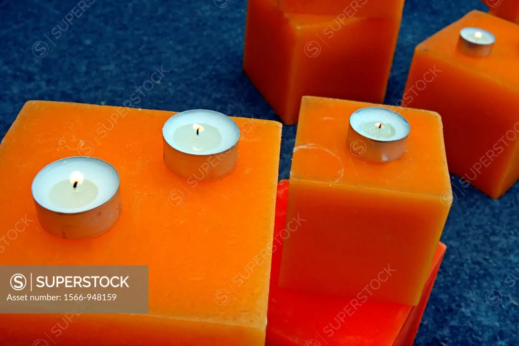 candles, wax cubes