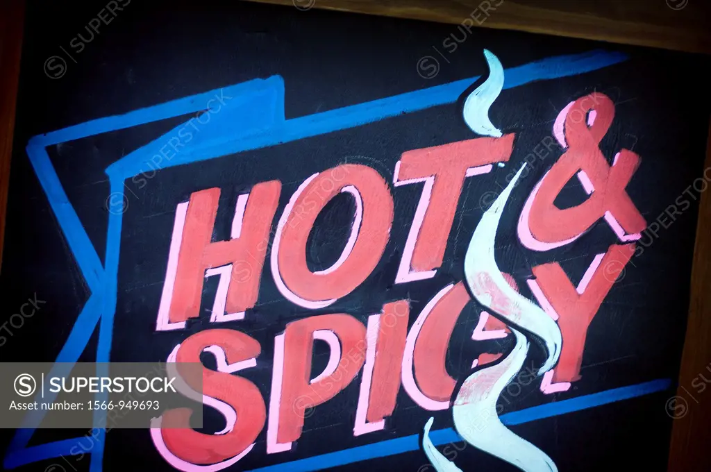 Hot and spicy sign