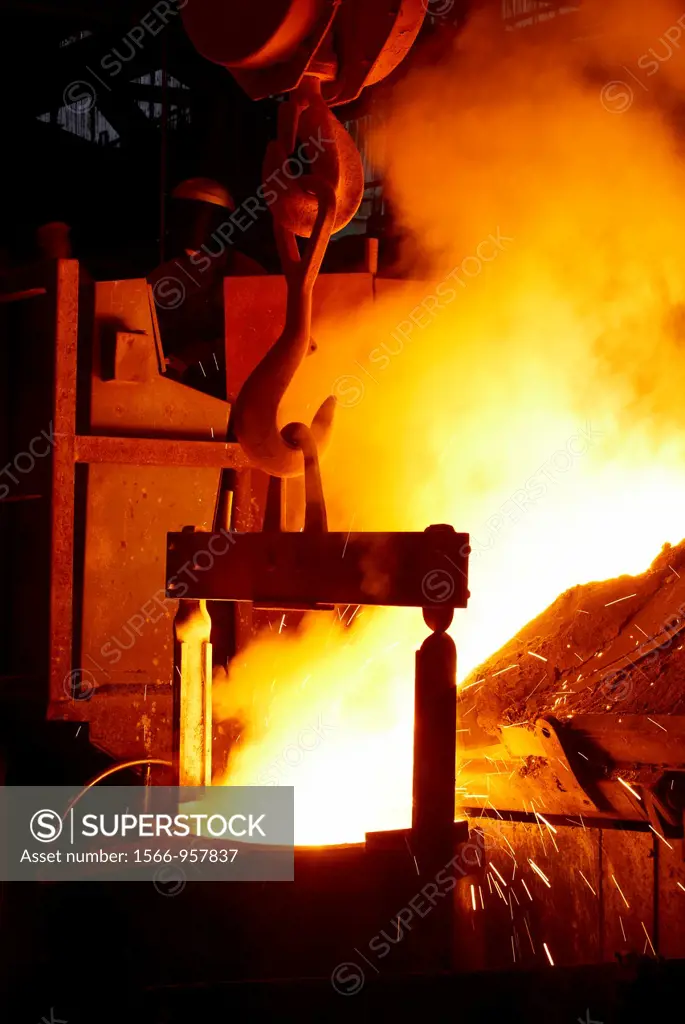 Steel foundry, metalworking, Gipuzkoa, Euskadi, Spain