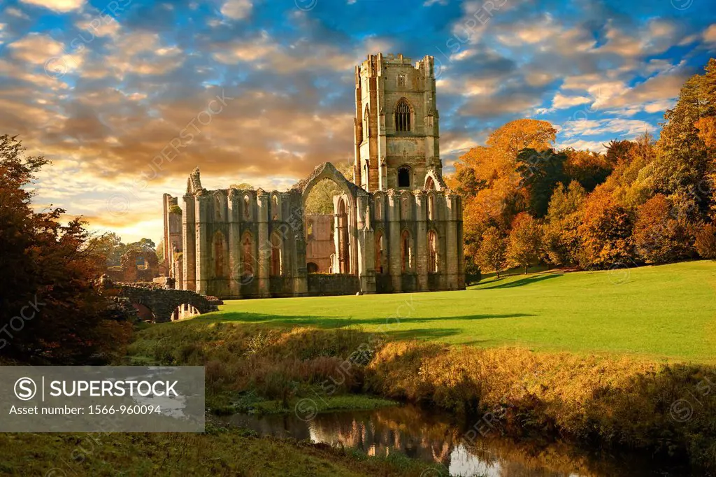 Fountains Abbey & Studley Royal water gardens, founded in 1132, is one of the largest and best preserved ruined Cistercian monasteries in England  The...