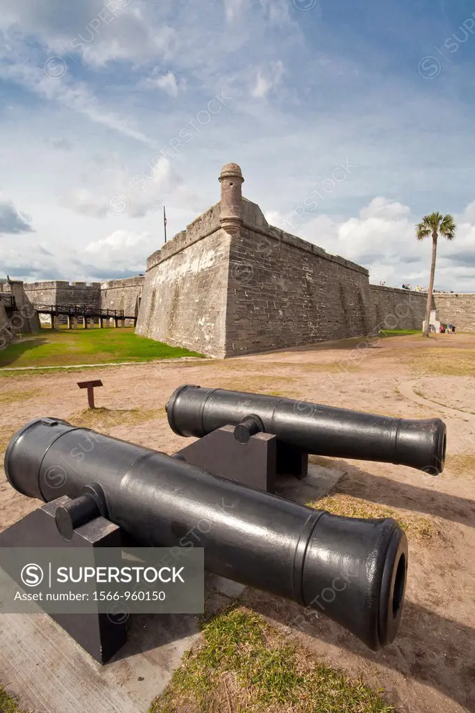 USA, Florida , San Agustin City,Castillo de San Marcos National Monument, Fort San Agustin