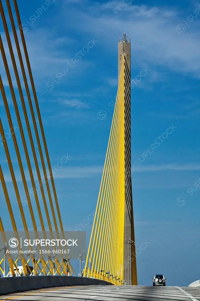 Sunshine Skyway Bridge, Tampa Bay, Florida, USA