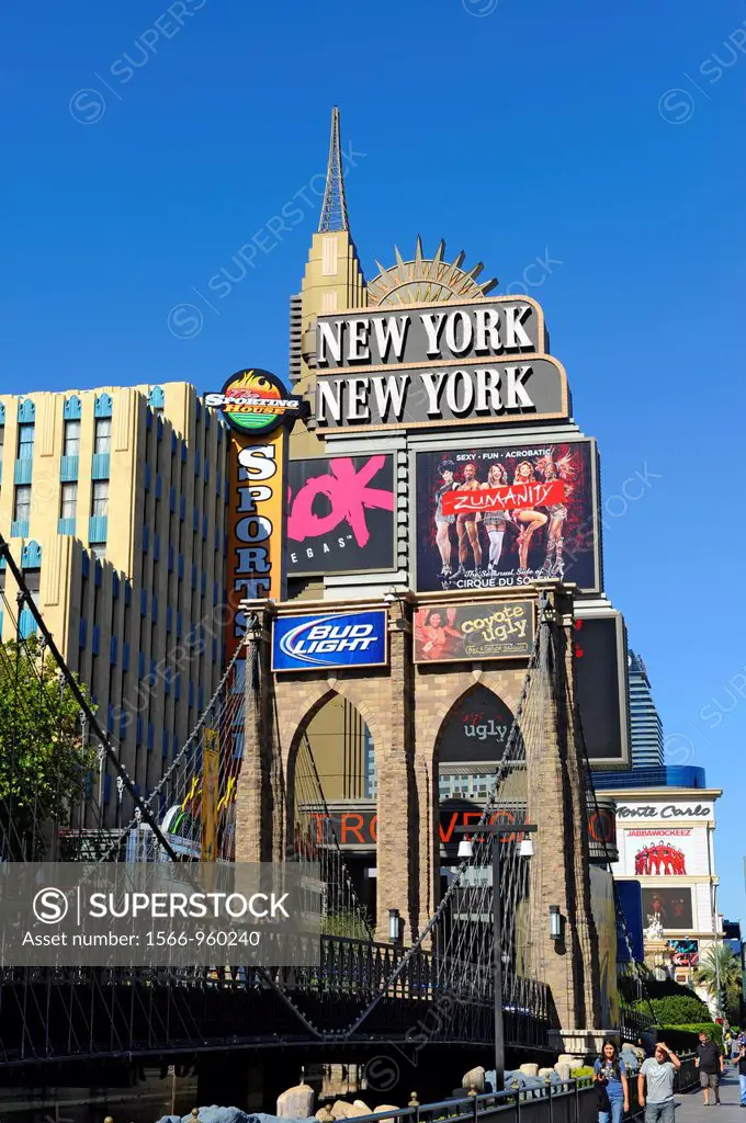 New York New York Casino Skyline Strip Las Vegas Nevada Sin City Gambling Capital NV