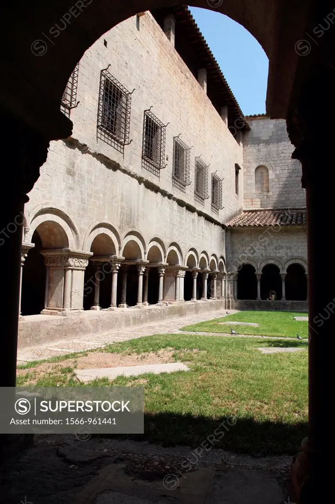 Cloister of the Cathedral of Girona, Spain