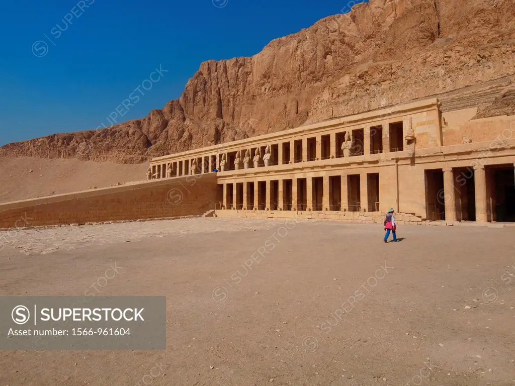 Hatshepsut Temple. West Bank. Luxor old Thebas. Upper Egypt.