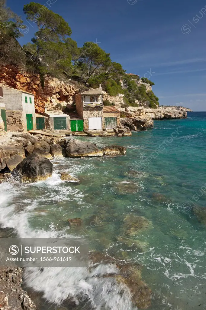 Cala Llombards, Santanyi, Majorca, Balearic Islands, Spain