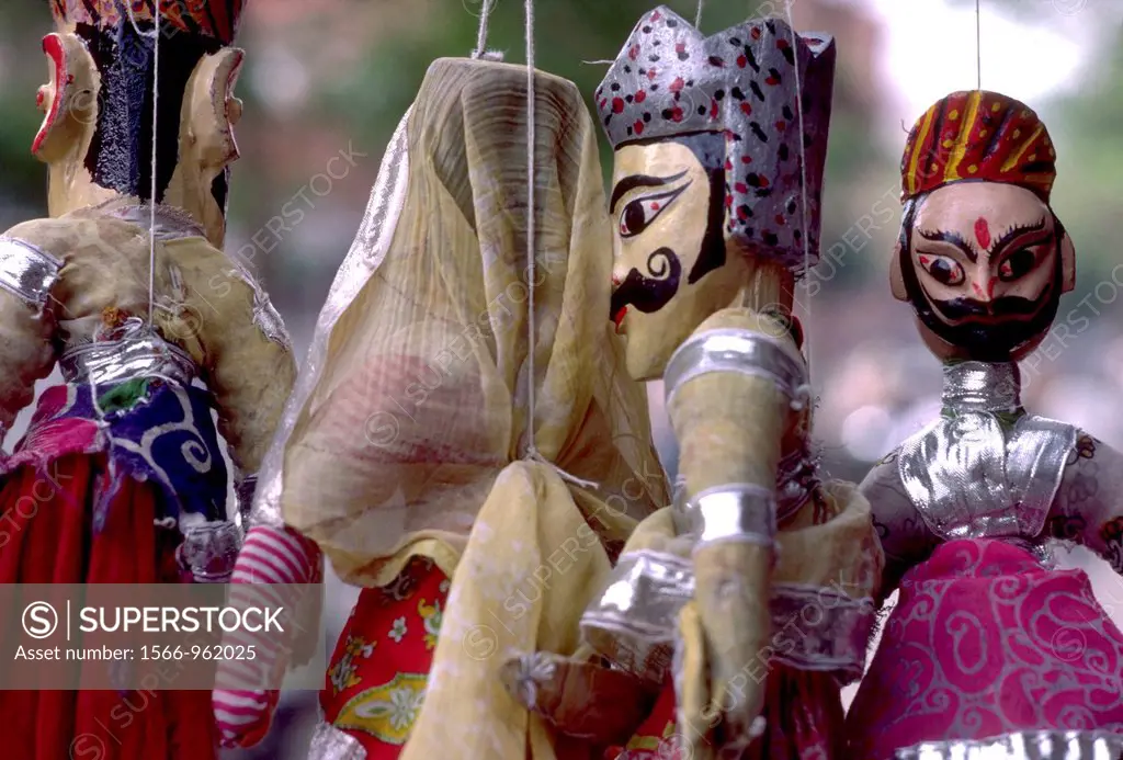 India, Rajahstan, Jaipur, Marionettes