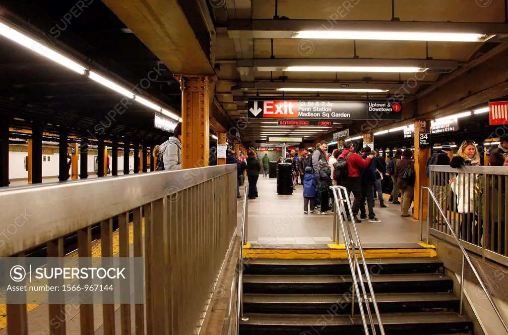 Subway station , new york city