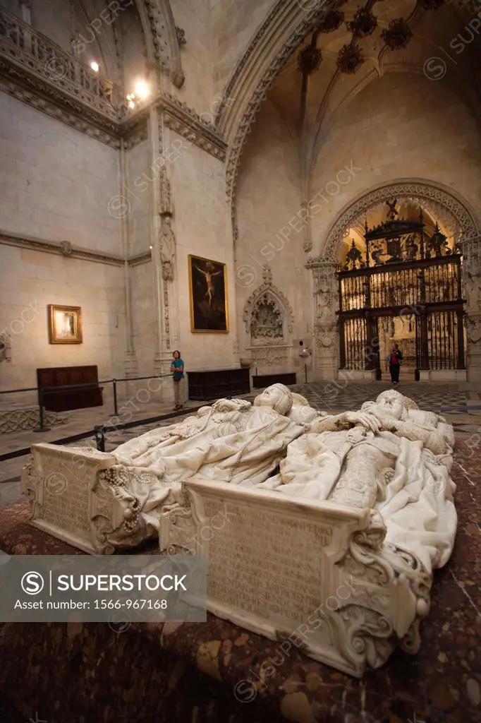 Spain, Castilla y Leon Region, Burgos Province, Burgos, Burgos Cathedral, religious art