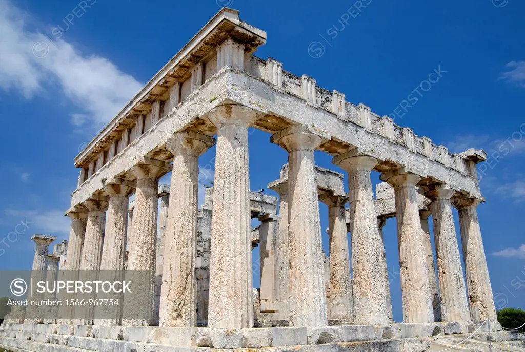 Temple of Aphaia, Aegina Island, Attica, Greece