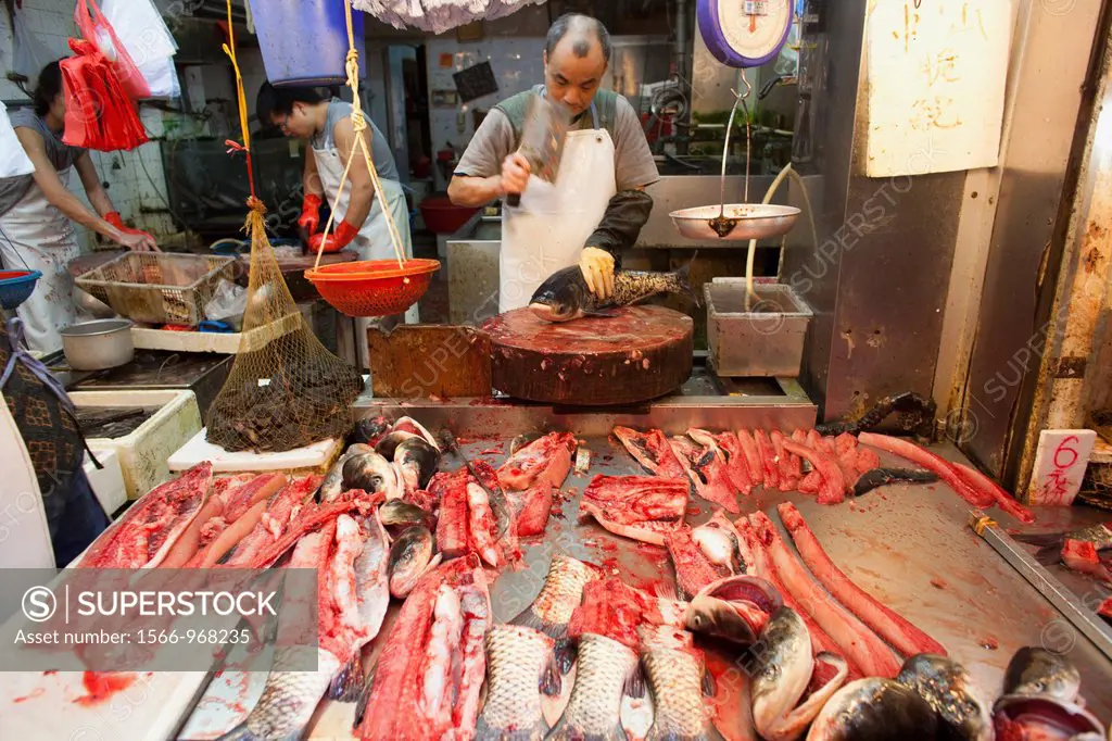 fish market in Hongkong