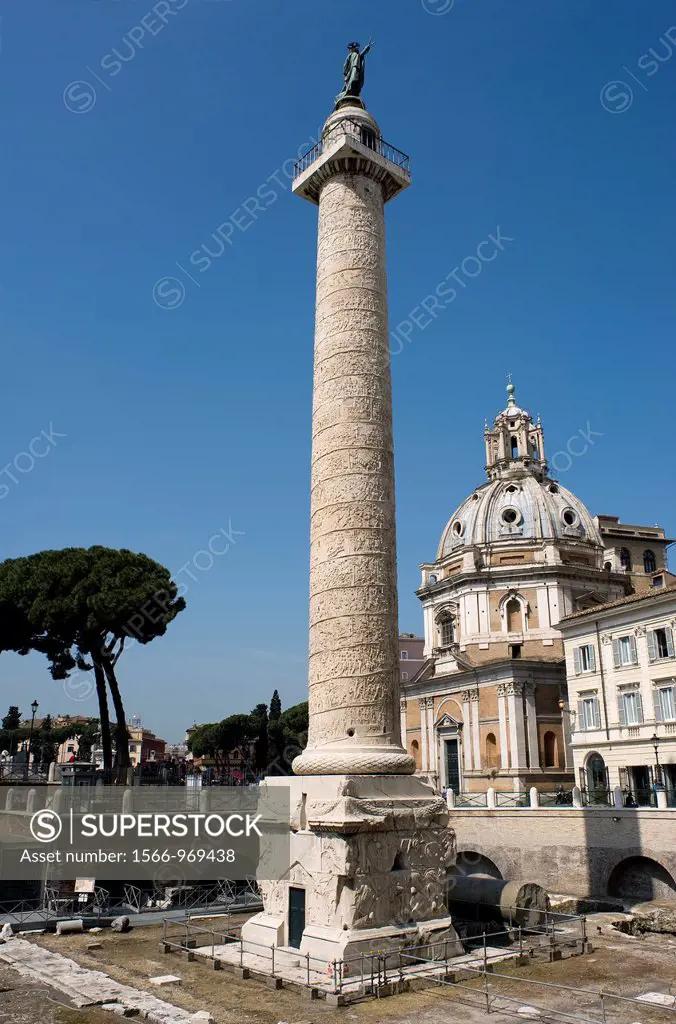 Trajan´s Column, Trajan´s Forum, Rome, Lazio, Italy