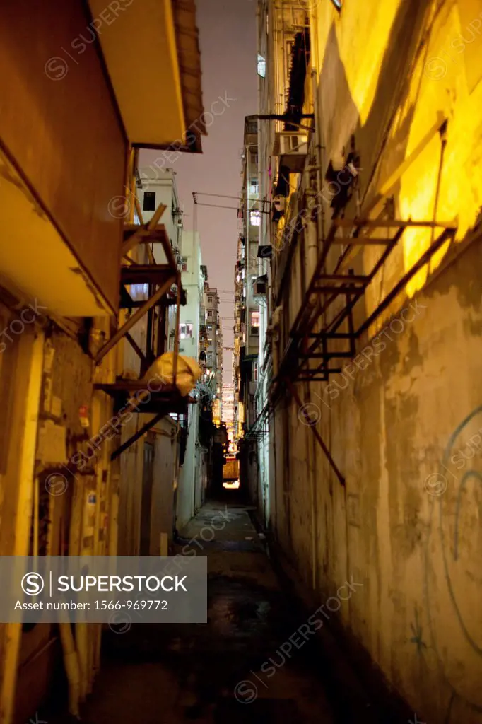 alley in Hongkong, China