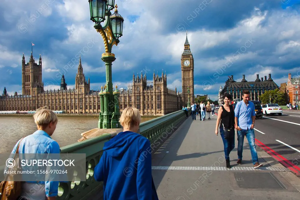 Big Ben and Houses of Parliament, Westminster, London, England, United Kingdom, Europe