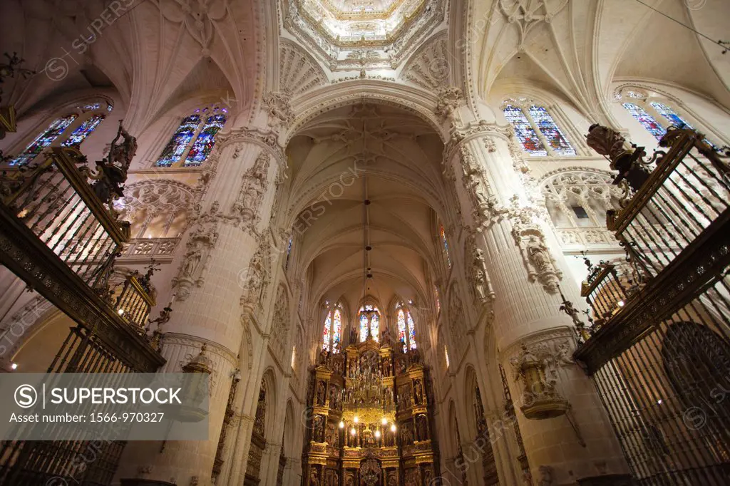 Spain, Castilla y Leon Region, Burgos Province, Burgos, Burgos Cathedral, interior