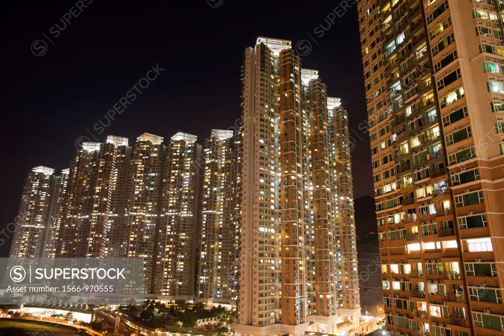 hirise buildings in Hongkong, China