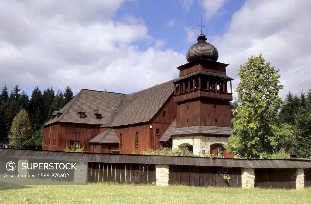 Wooden church at Svaty Kriz, Slovakia