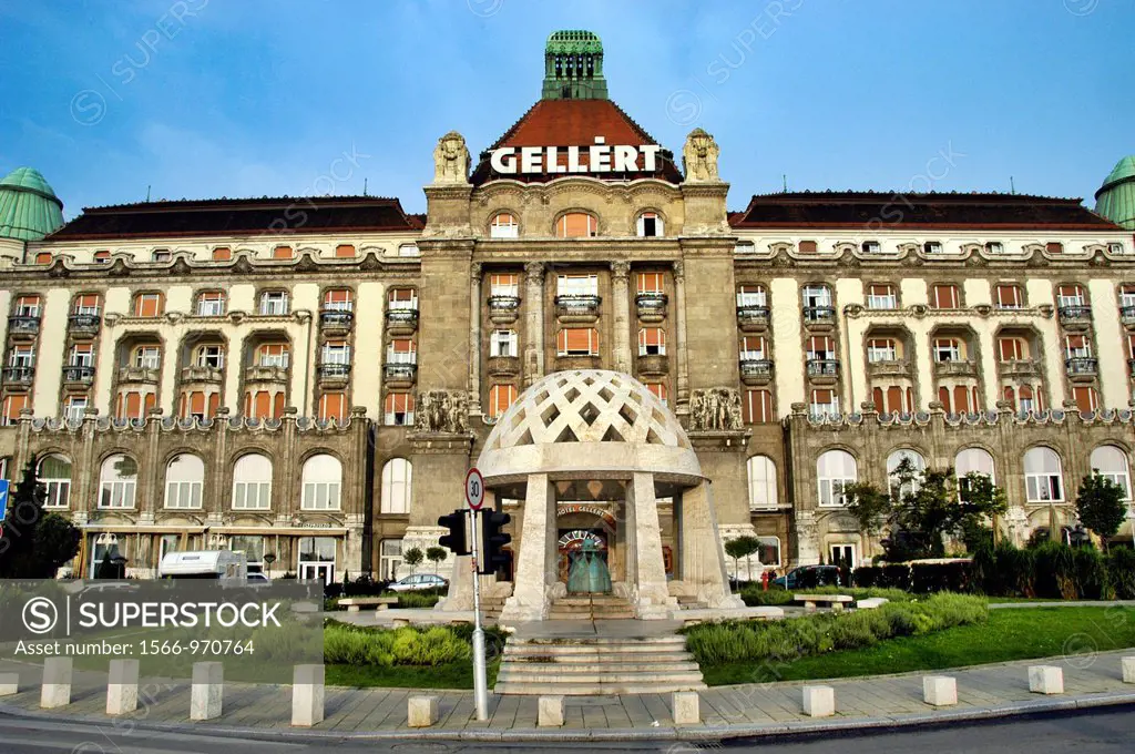 Hungary, Budapest Buda, the Danubius Hotel Gellert 1918