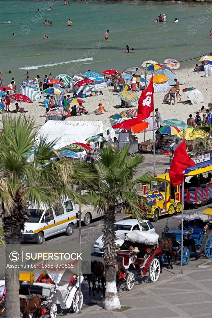 The Happy Noddy Train Boujaffar Beach Sousse Tunisia