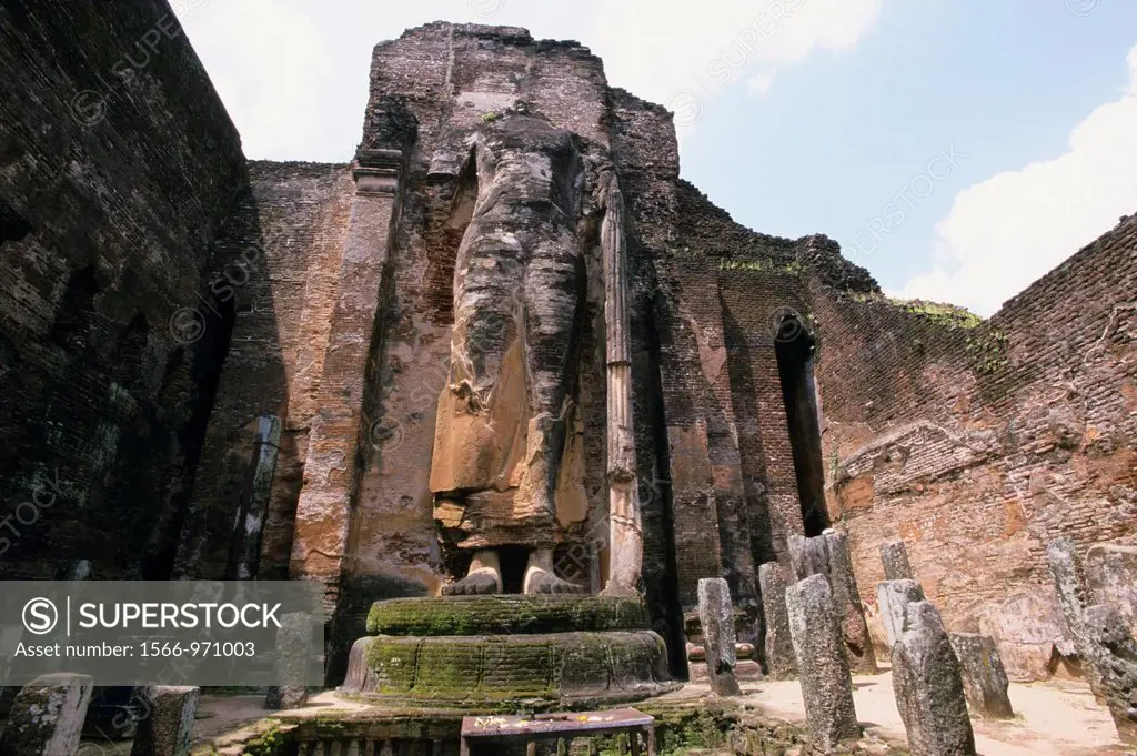 Lankatilaka temple ruins, Polonnaruwa, Sri Lanka