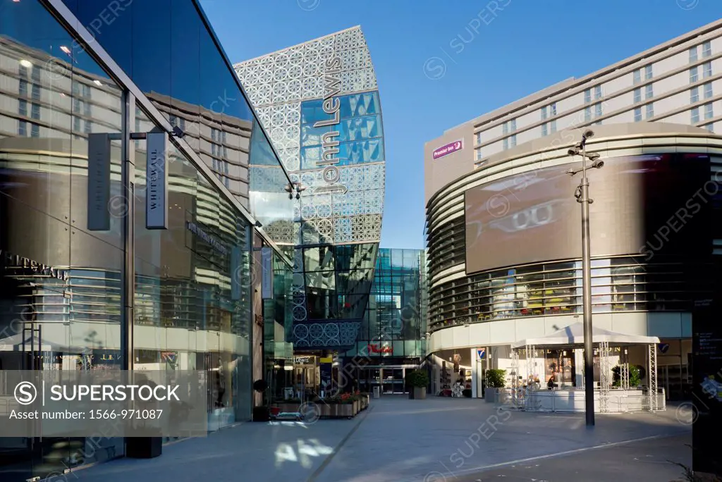 UK, England, London, Stratford Westfield shopping center daytime