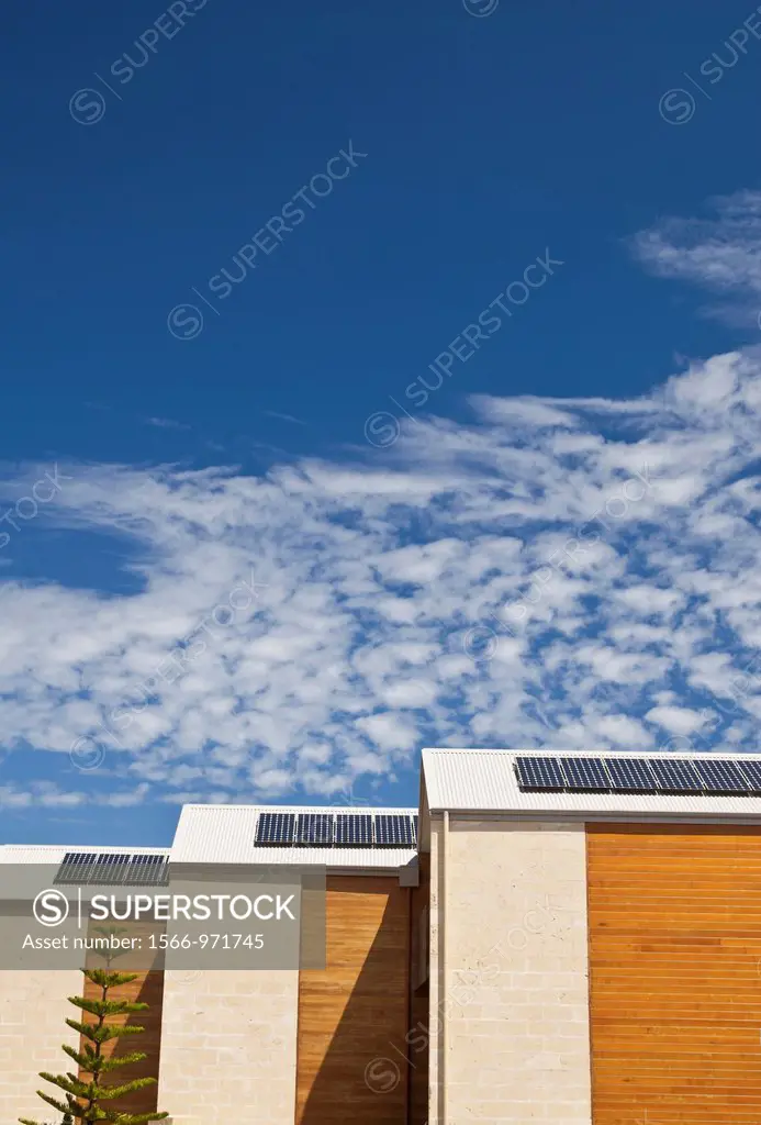 Solar panels on roofs in Australia