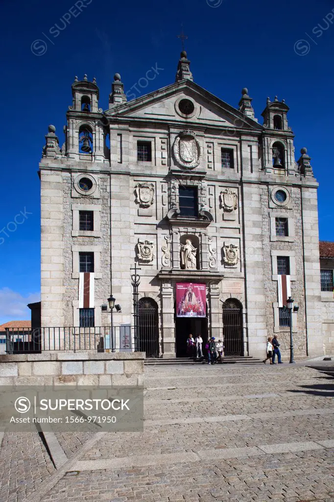 Spain, Castilla y Leon Region, Avila Province, Avila, Convent of Saint Teresa, exterior