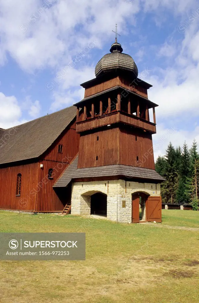 Wooden church at Svaty Kriz, Slovakia