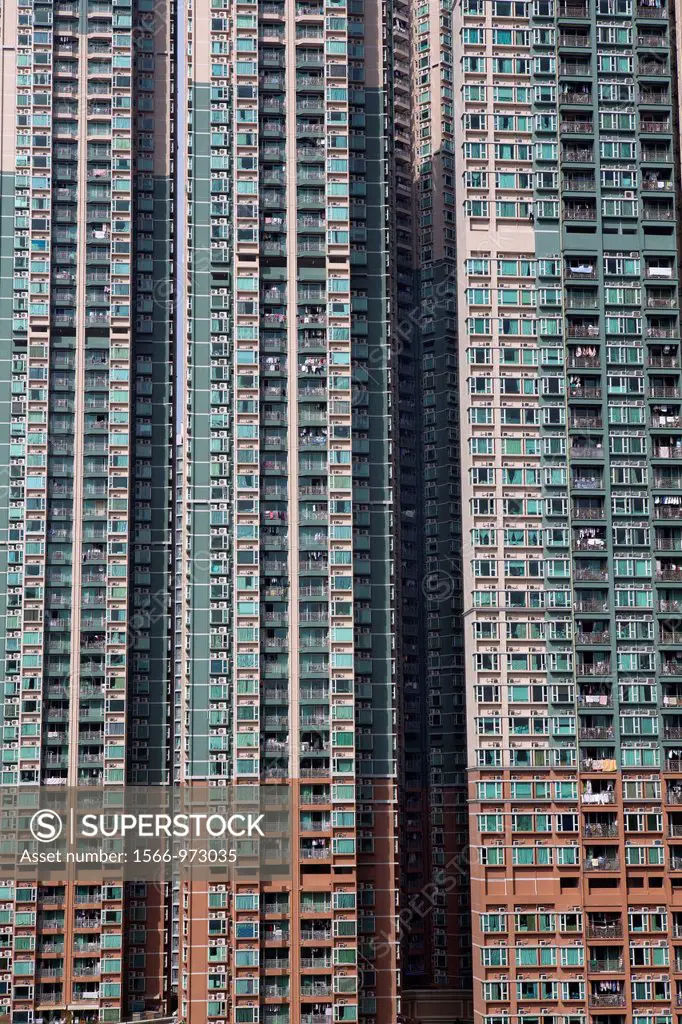 hirise buildings in Hongkong, China