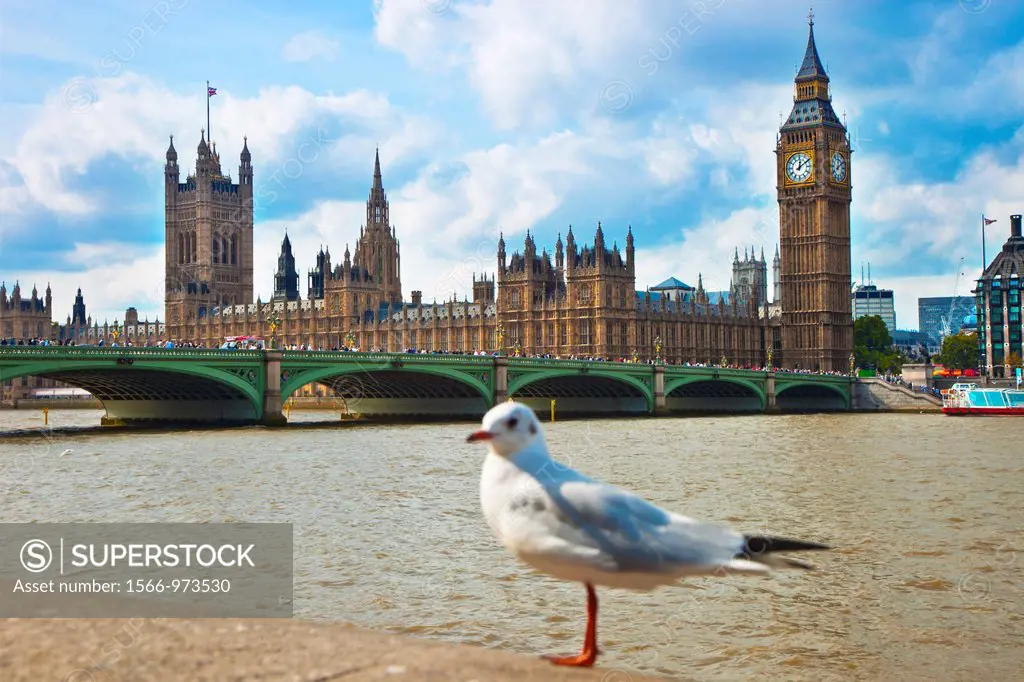 Big Ben and Houses of Parliament, Westminster, London, England, United Kingdom, Europe