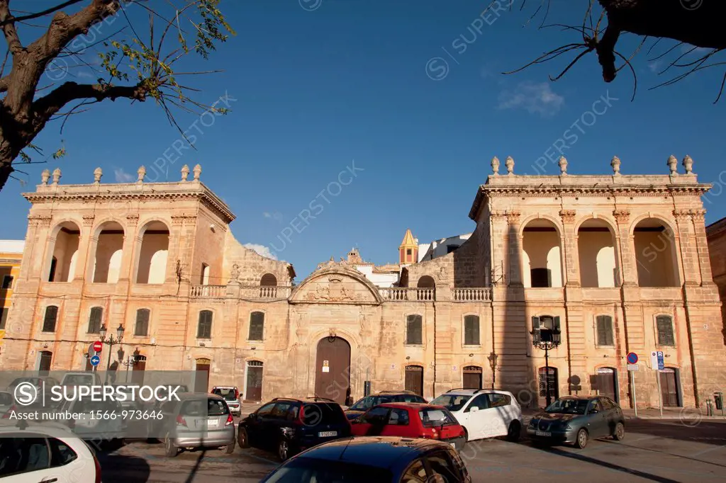 Cas Compte-Torre Saura Palace, nineteenth century Place des Born Balearic islands Menorca Ciutadella Spain