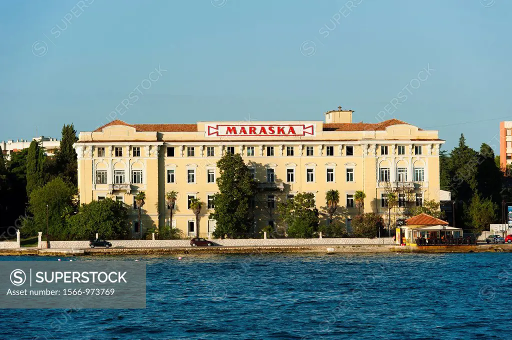 World famous ´Maraska´ factory, producer of ´Maraschino´ cherry liqueur, Zadar, Zadar county, Dalmatian region, Croatia, Europe.