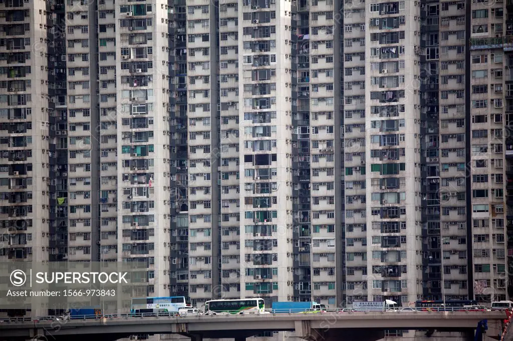 hirise buildings in Hongkong, China