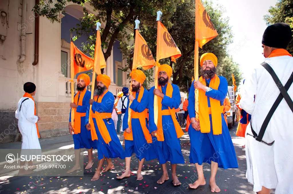 Sick People Baisakhi celebration held in Lecce, Italy, june 2011