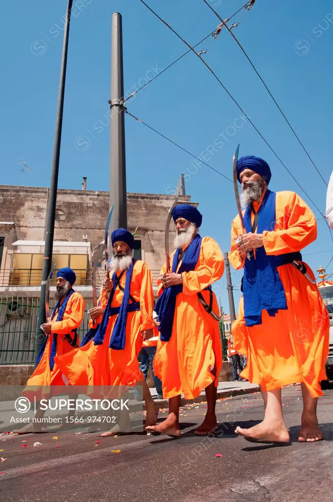 Sick People Baisakhi celebration held in Lecce, Italy, june 2011