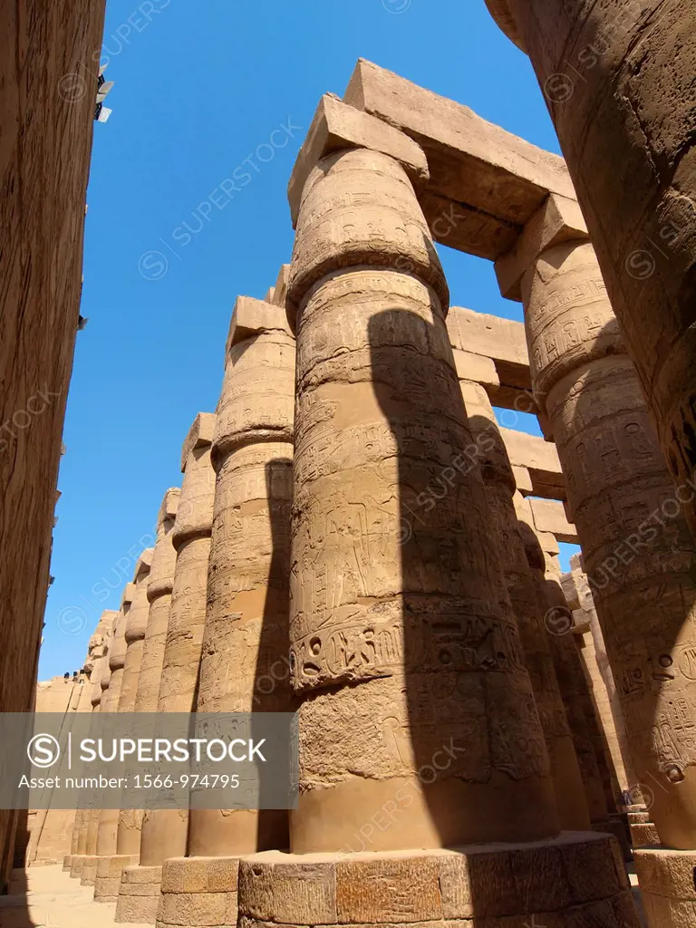 Hypostyle. Karnak Temple. Luxor. Upper Egypt