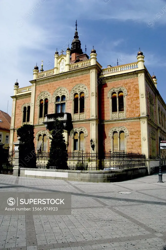 Serbia, Novi Sad, The Bishop´s Palace, residence of Serbian Orthodox Bishop of the Eparchy of Backa 1901